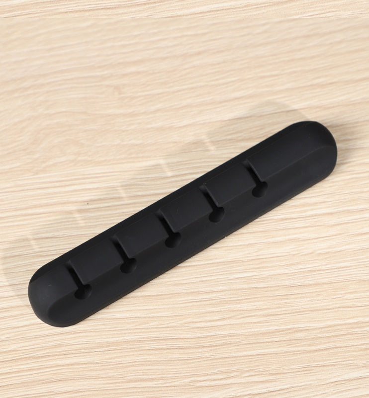 Silicone USB Cable Winder Desktop Cable Organizer Management Multipurpose Clips Cables Protector